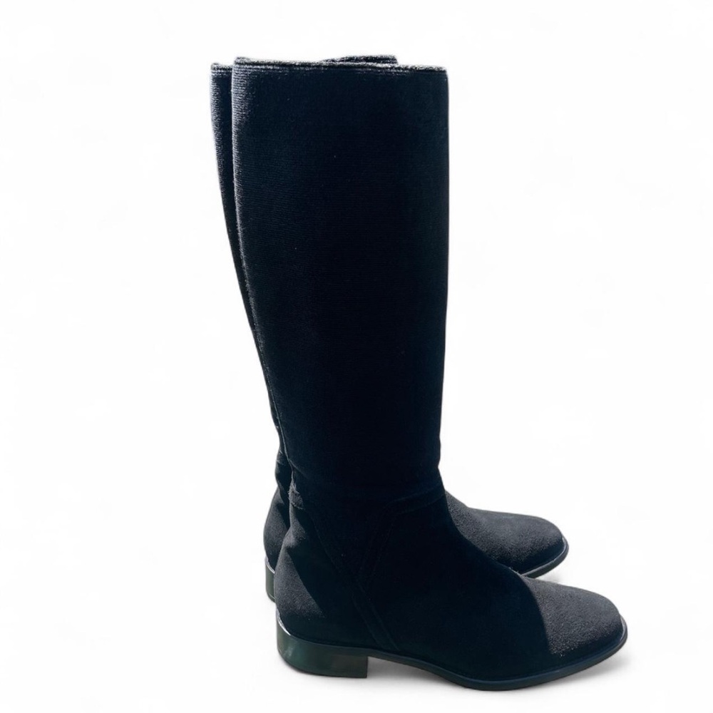 Aquatalia Black Over the Knee Boots Suede